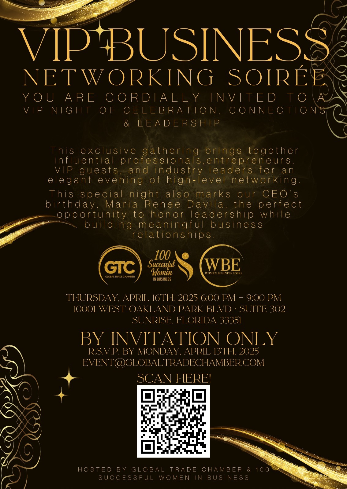 VIP Business Networking Soirée—where influence meets opportunity
