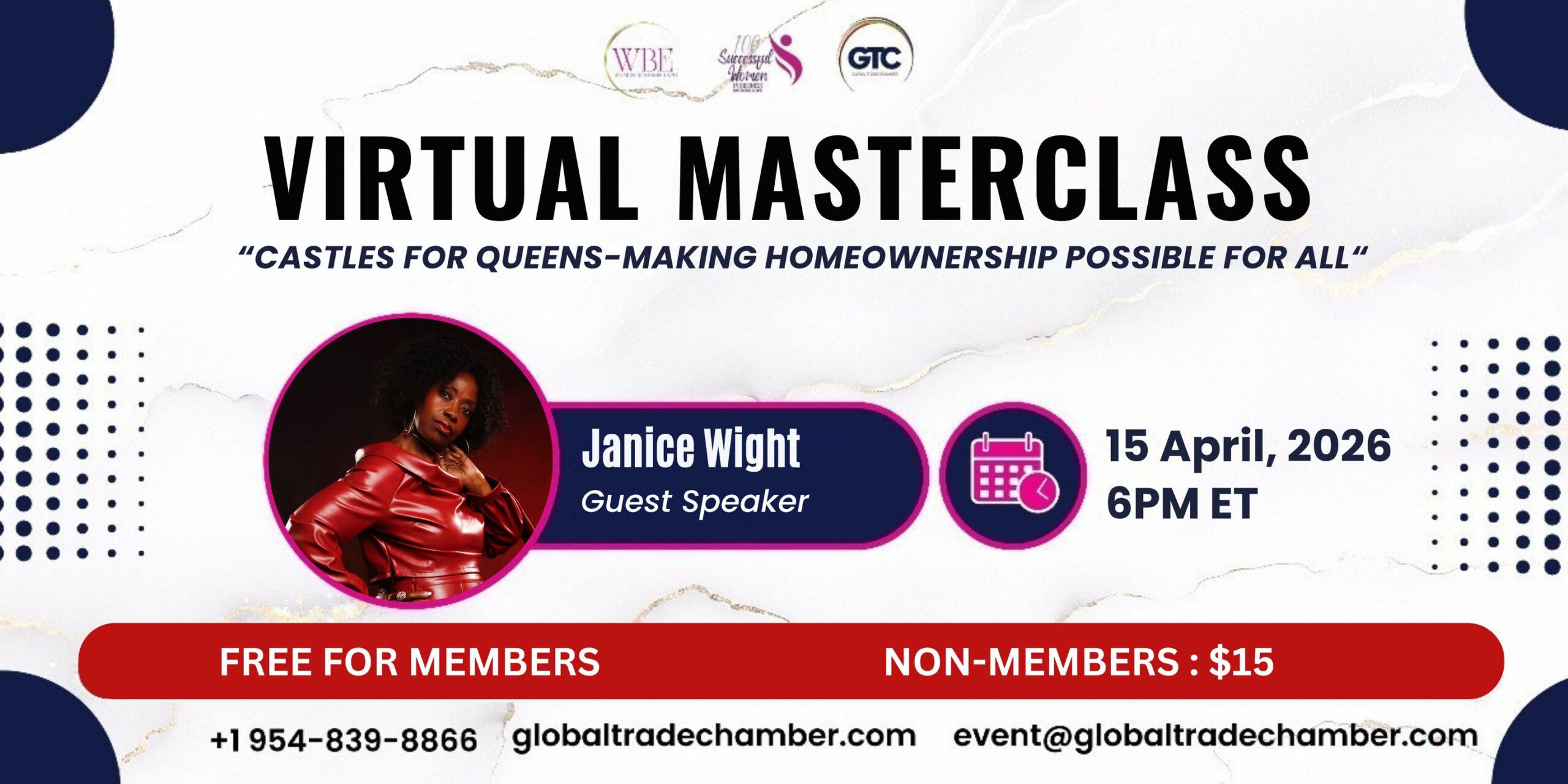 Virtual Masterclass: Castles for Queens