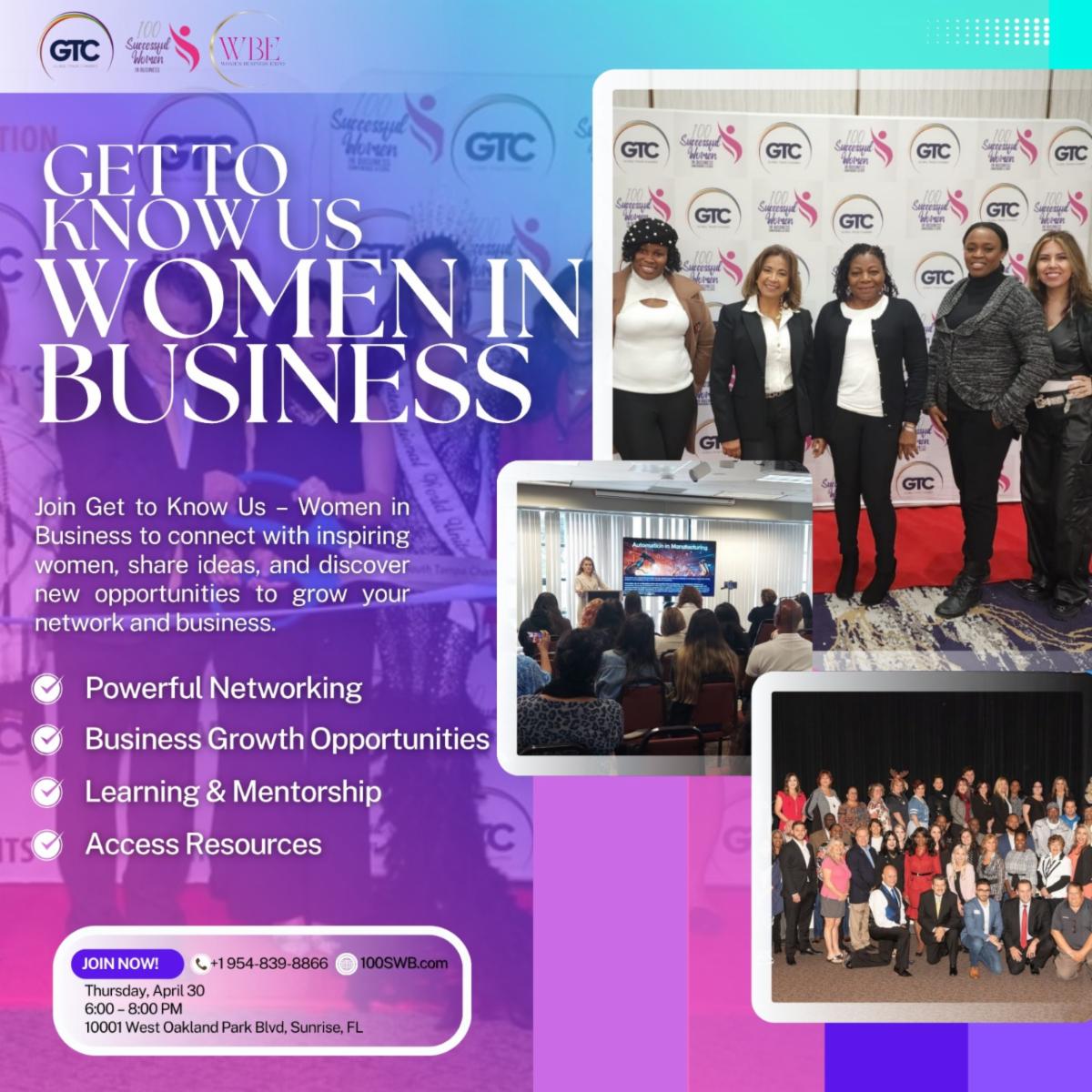 Get to Know Us – Women in Business